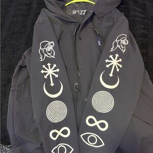 REZZ Black Ducktail Parka